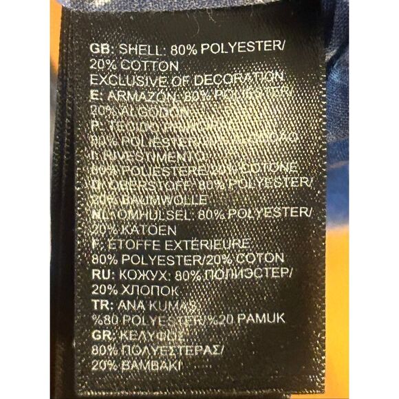 The North Face Men’s Blue Floral Short Sleeve Button Up Shirt Size 2XL (5772) - Picture 4 of 5